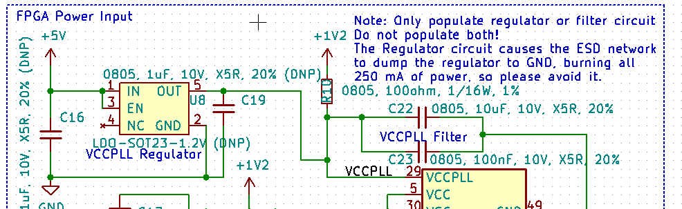 VCCPLL: Regulator or Filter